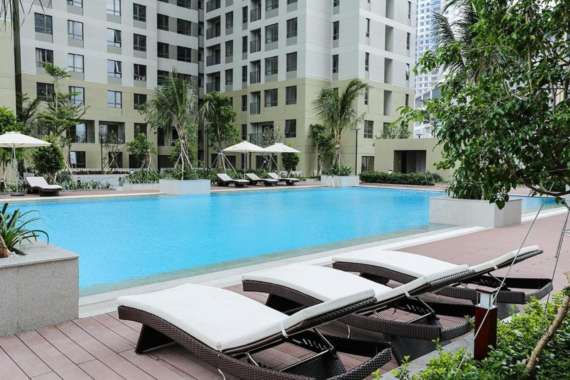Cozy 2 Bedrooms Condo In T1 Masteri Thao Dien, Fully Furnished With Full Amenities Ho Chi Minh-Byen Eksteriør billede