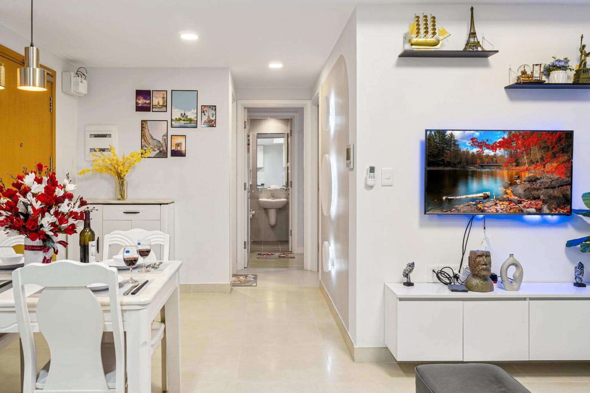 Cozy 2 Bedrooms Condo In T1 Masteri Thao Dien, Fully Furnished With Full Amenities Ho Chi Minh-Byen Eksteriør billede