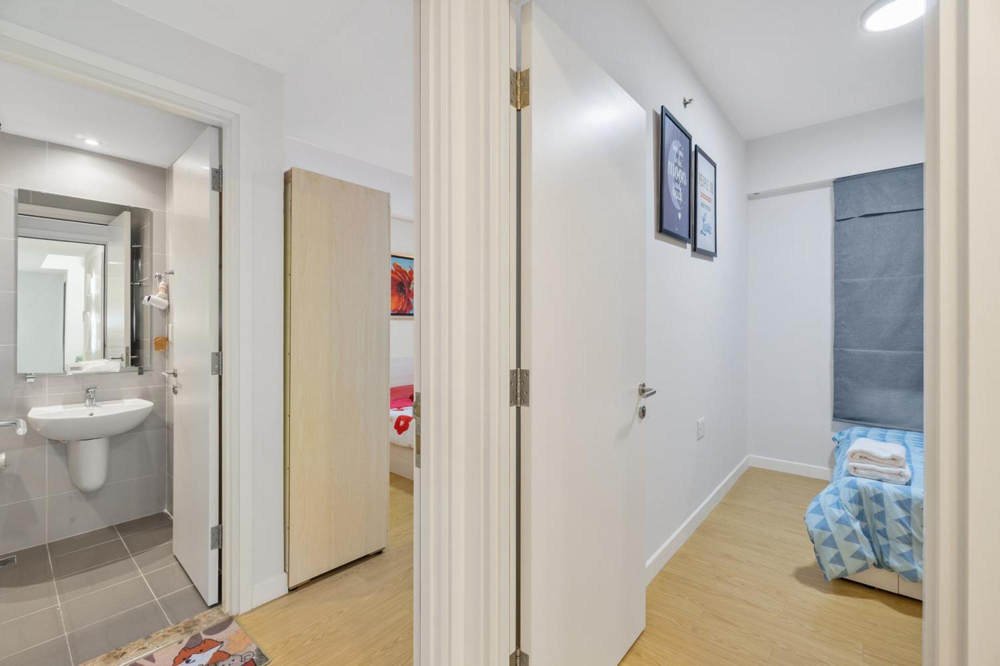Cozy 2 Bedrooms Condo In T1 Masteri Thao Dien, Fully Furnished With Full Amenities Ho Chi Minh-Byen Eksteriør billede