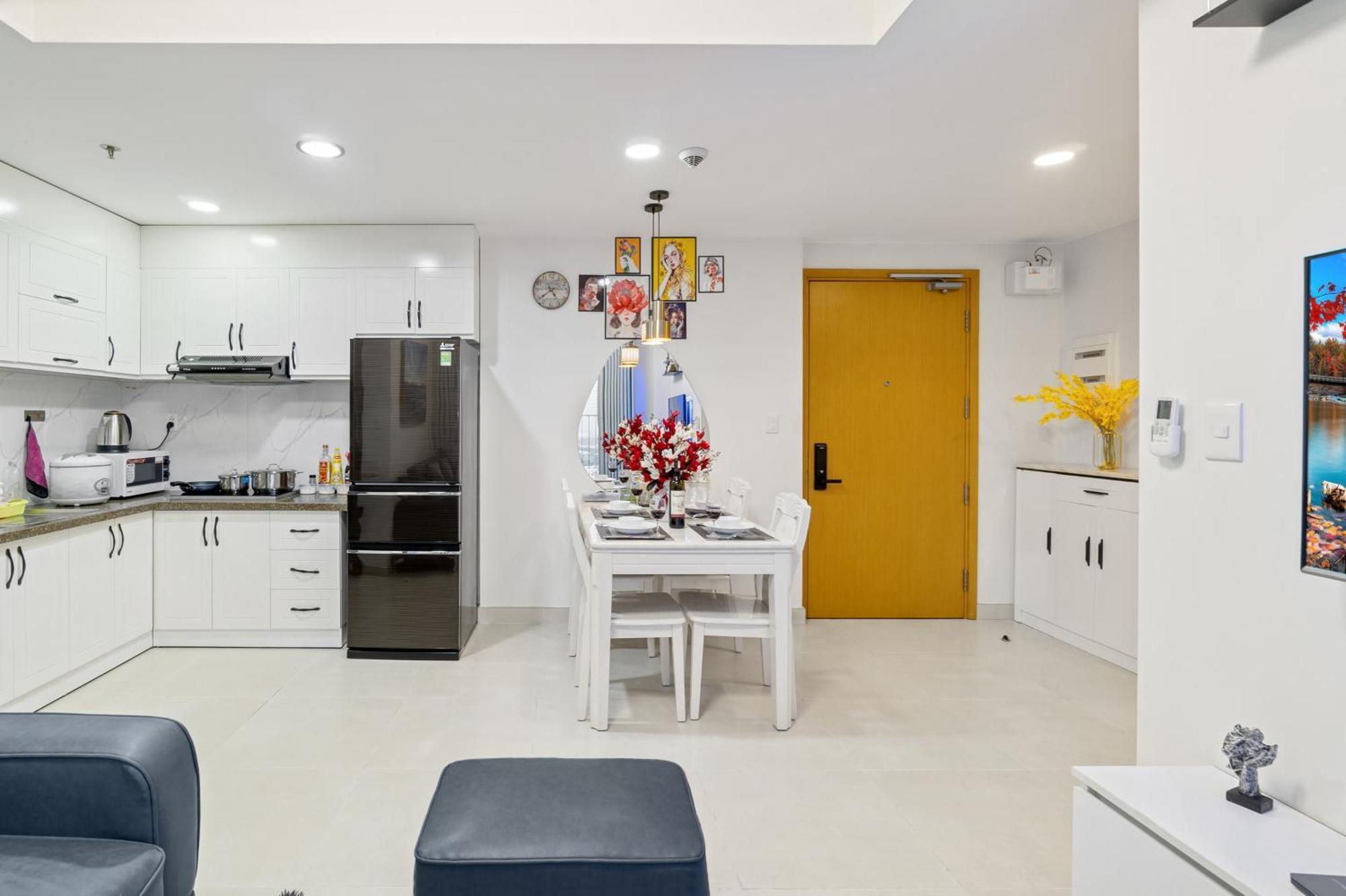 Cozy 2 Bedrooms Condo In T1 Masteri Thao Dien, Fully Furnished With Full Amenities Ho Chi Minh-Byen Eksteriør billede