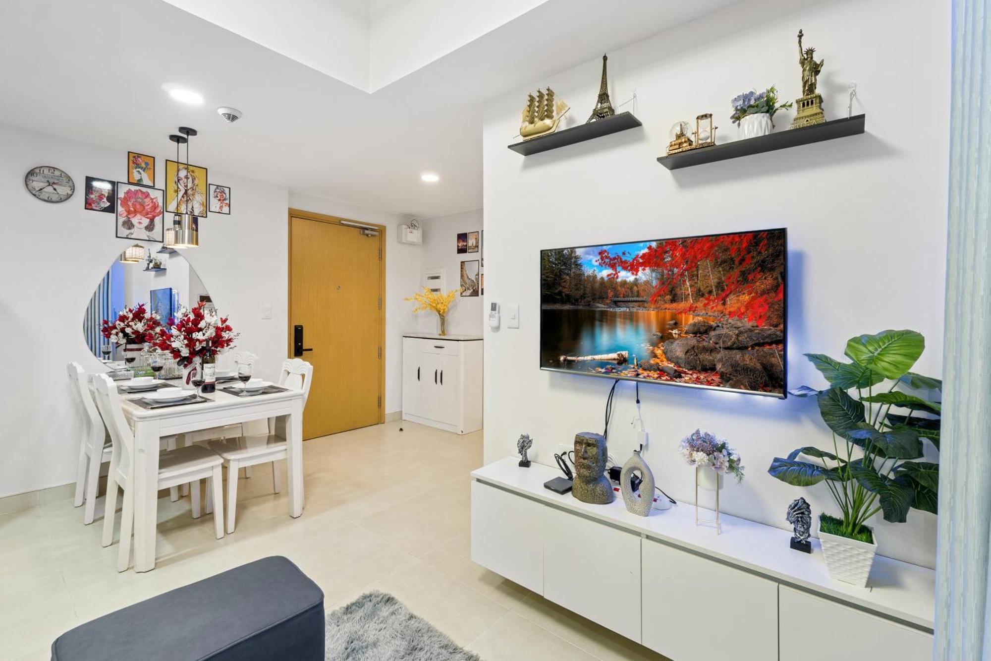 Cozy 2 Bedrooms Condo In T1 Masteri Thao Dien, Fully Furnished With Full Amenities Ho Chi Minh-Byen Eksteriør billede