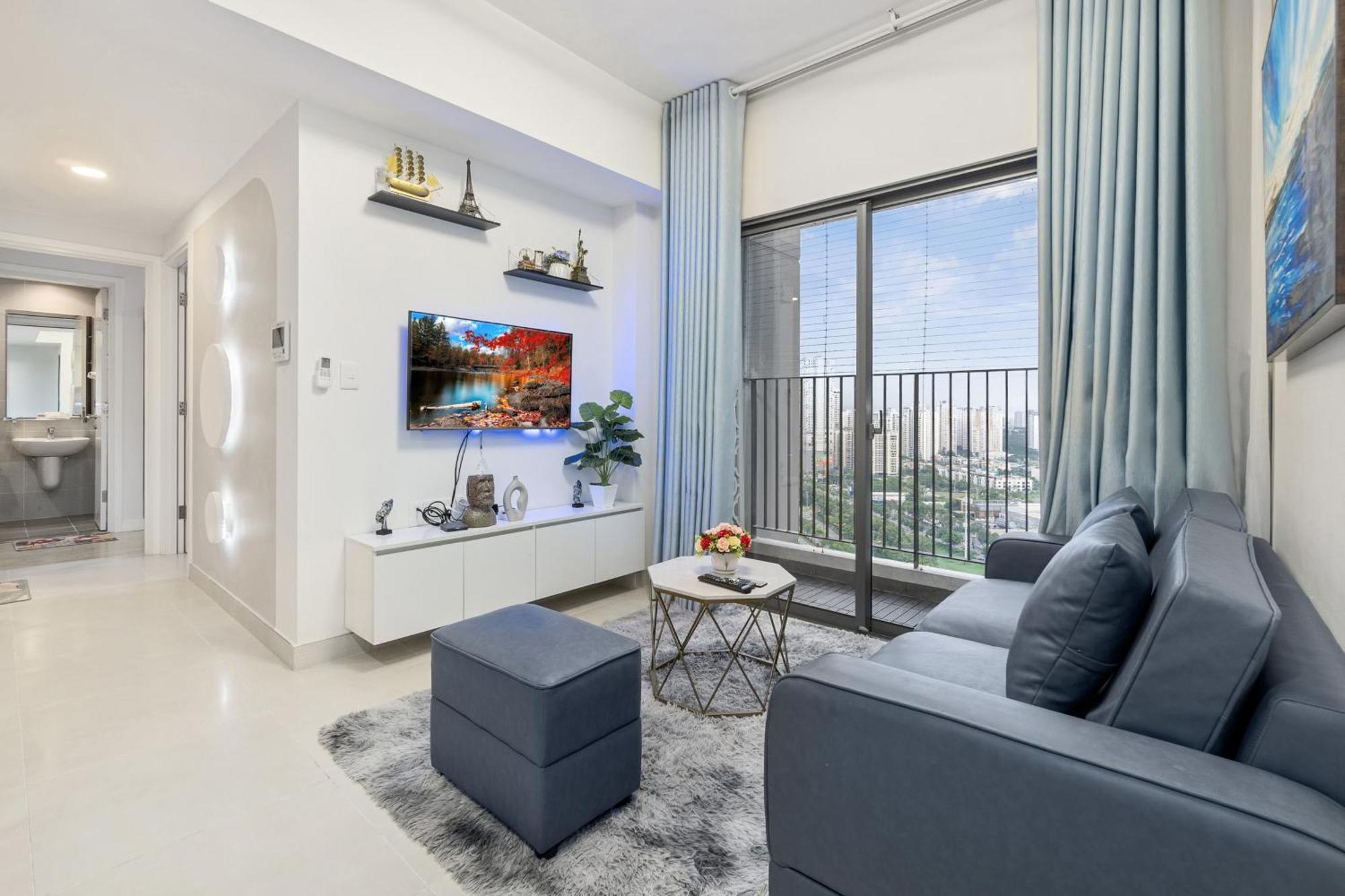 Cozy 2 Bedrooms Condo In T1 Masteri Thao Dien, Fully Furnished With Full Amenities Ho Chi Minh-Byen Eksteriør billede