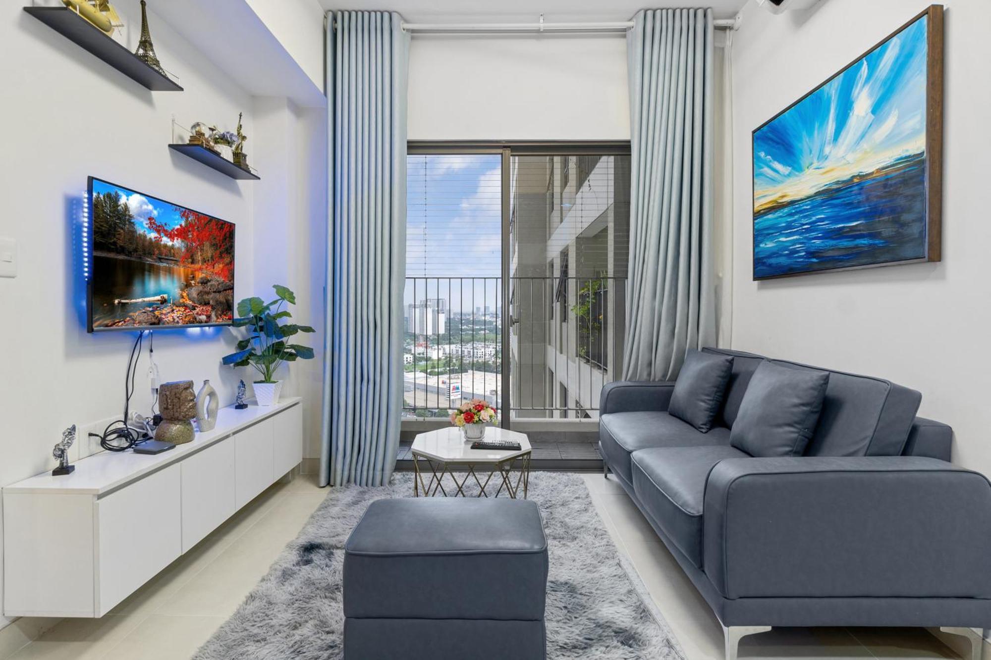 Cozy 2 Bedrooms Condo In T1 Masteri Thao Dien, Fully Furnished With Full Amenities Ho Chi Minh-Byen Eksteriør billede